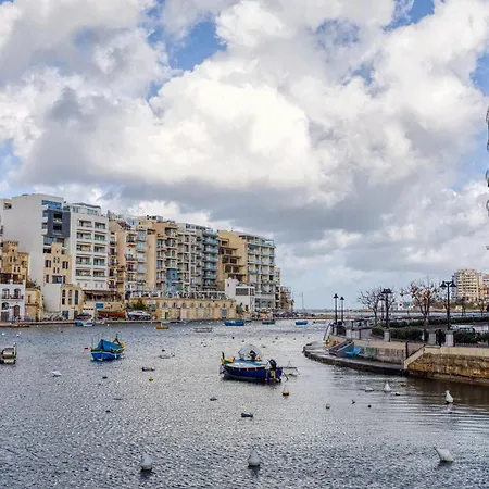 Bright 1br In The Heart Of St Julians 公寓