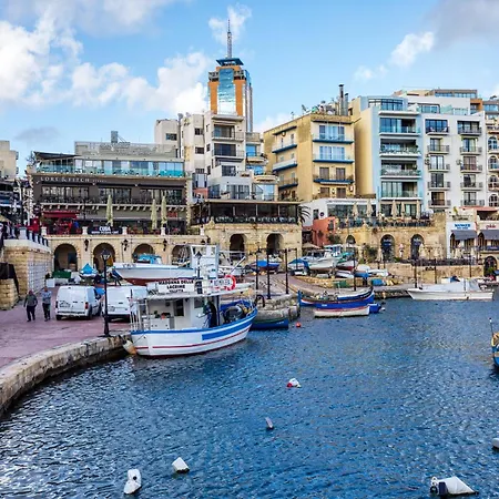 Bright 1br In The Heart Of St Julians Appartement